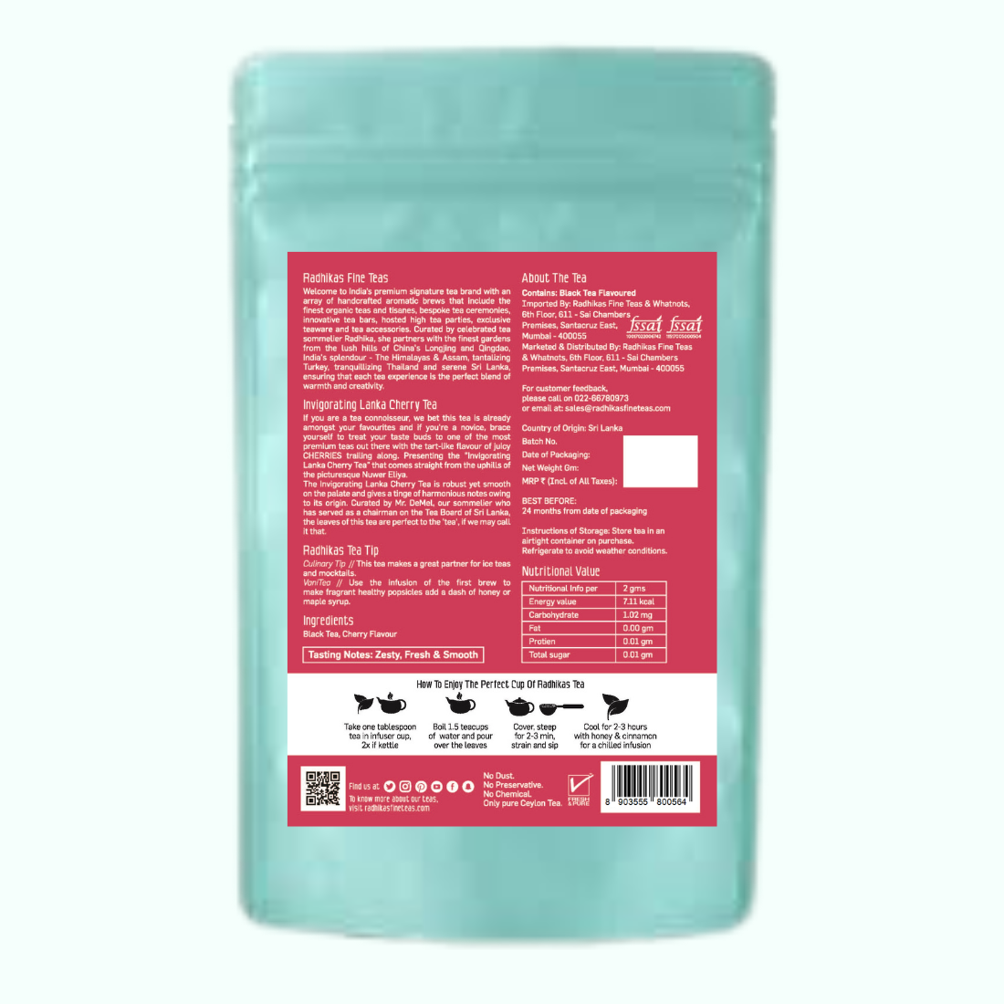INVIGORATING Lanka Cherry Tea