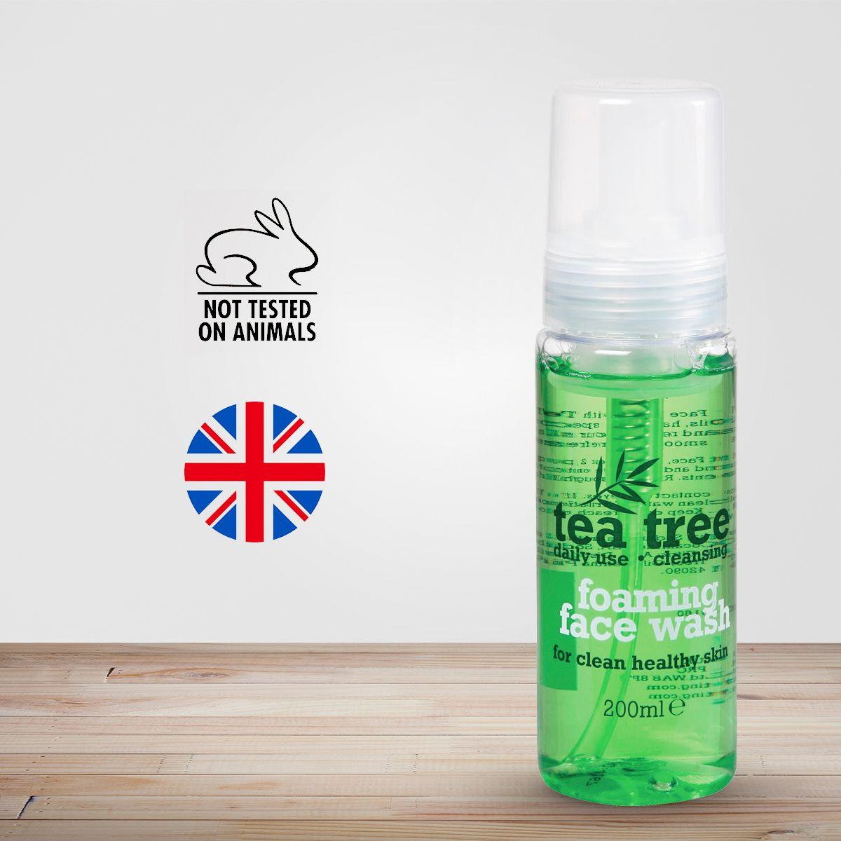 Tea Tree Foaming Face Wash for Acne & Pimples Wash 200 ml - For All Skin Types - Paraben Free