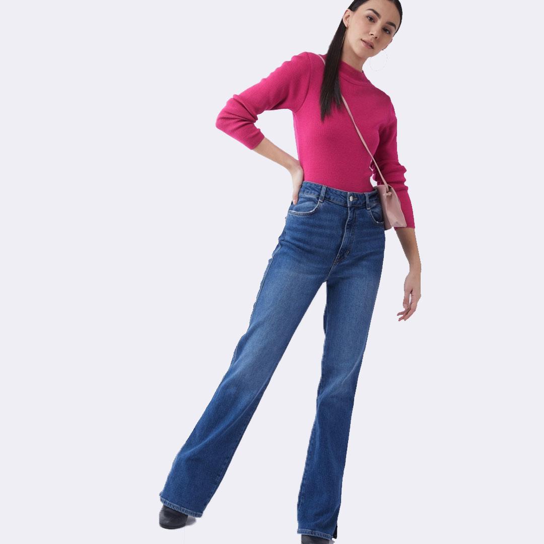 Fuchsia Pink Solid Pullover