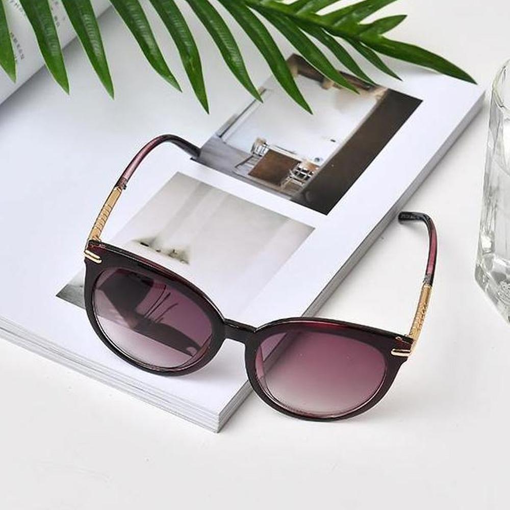 XIMI VOGUE™ All-Match Round Sunglasses-Purple