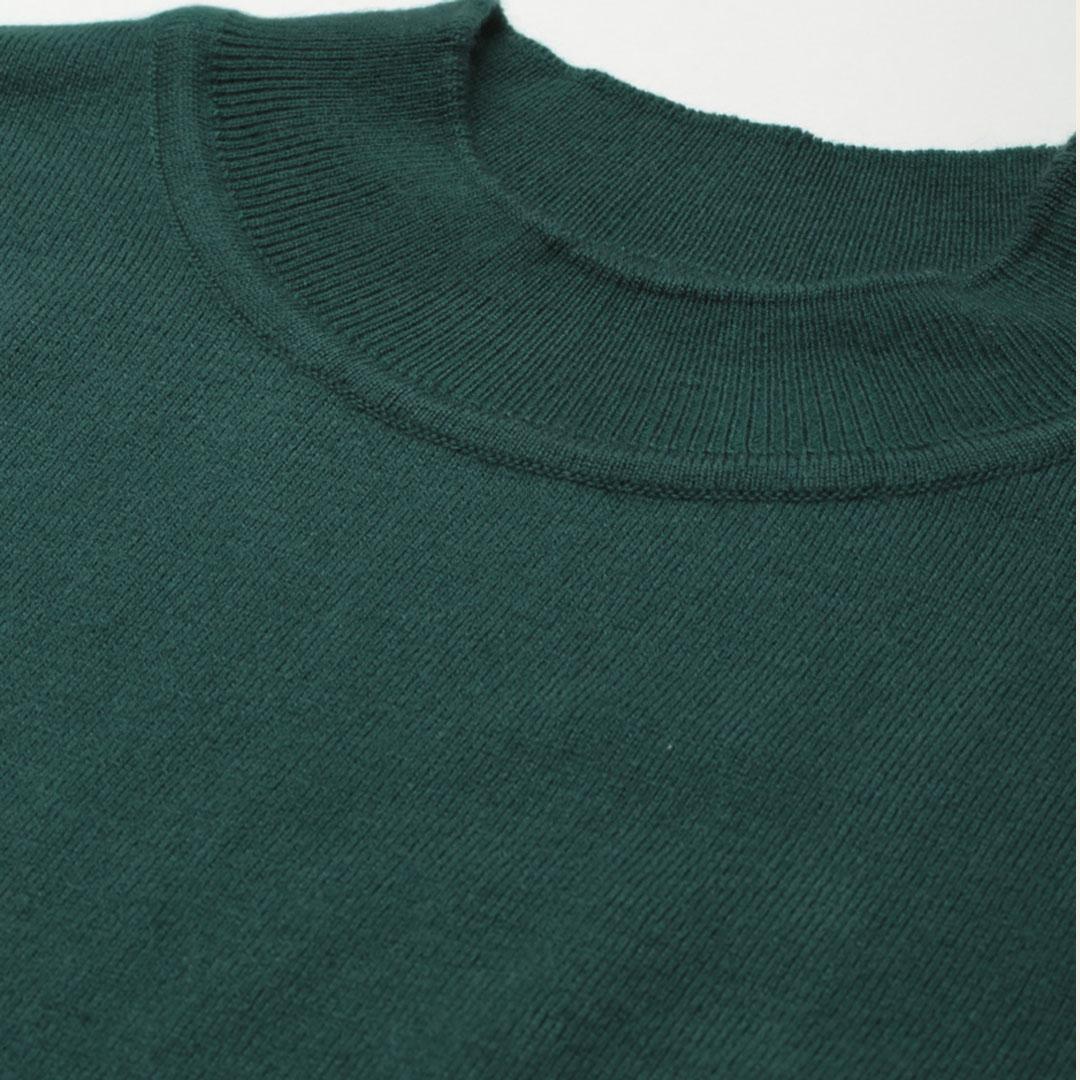 Green Solid Pullover