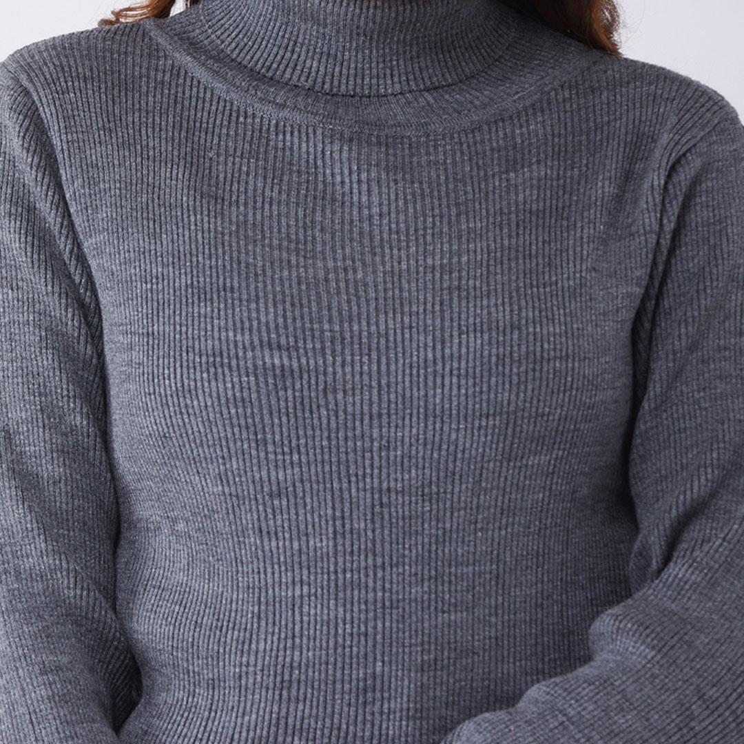 Dark Grey High neck Pullover