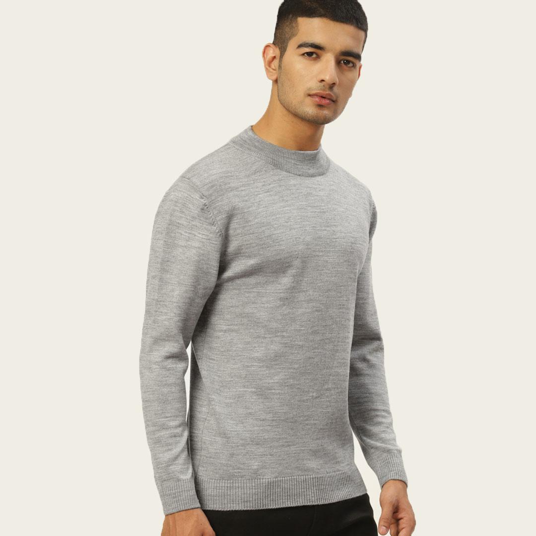 Charcoal Solid Pullover