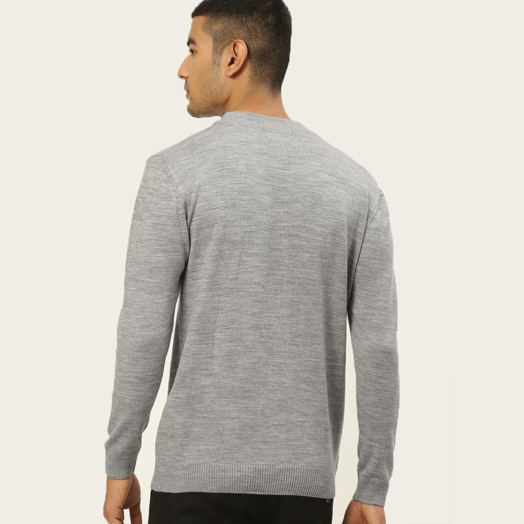 Charcoal Solid Pullover