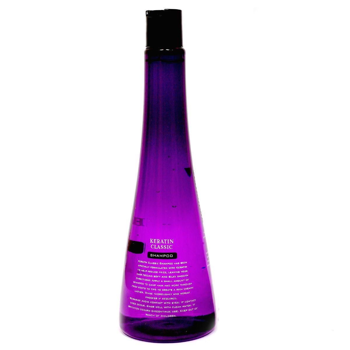 Keratin Classic Hair Shampoo For Dry & Frizzy Hair, with Keratin for Smooth, Straight, Sleek Hair - 400ml - For All Hair Types