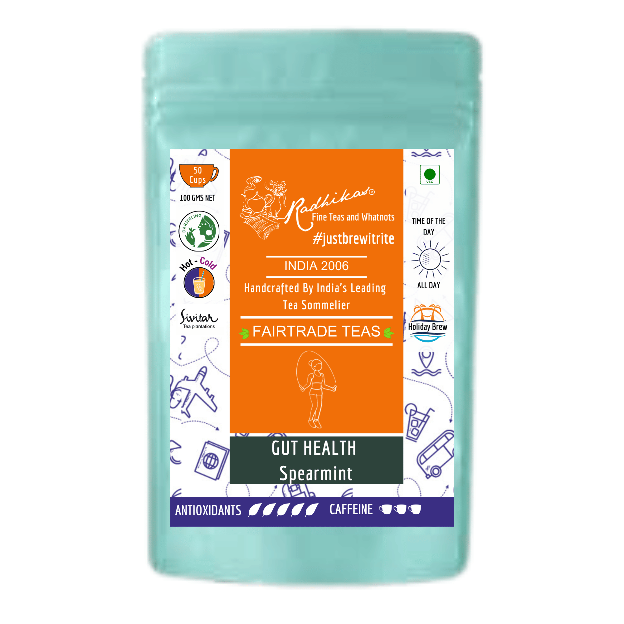 GUT HEALTH Spearmint Darjeeling Leaf