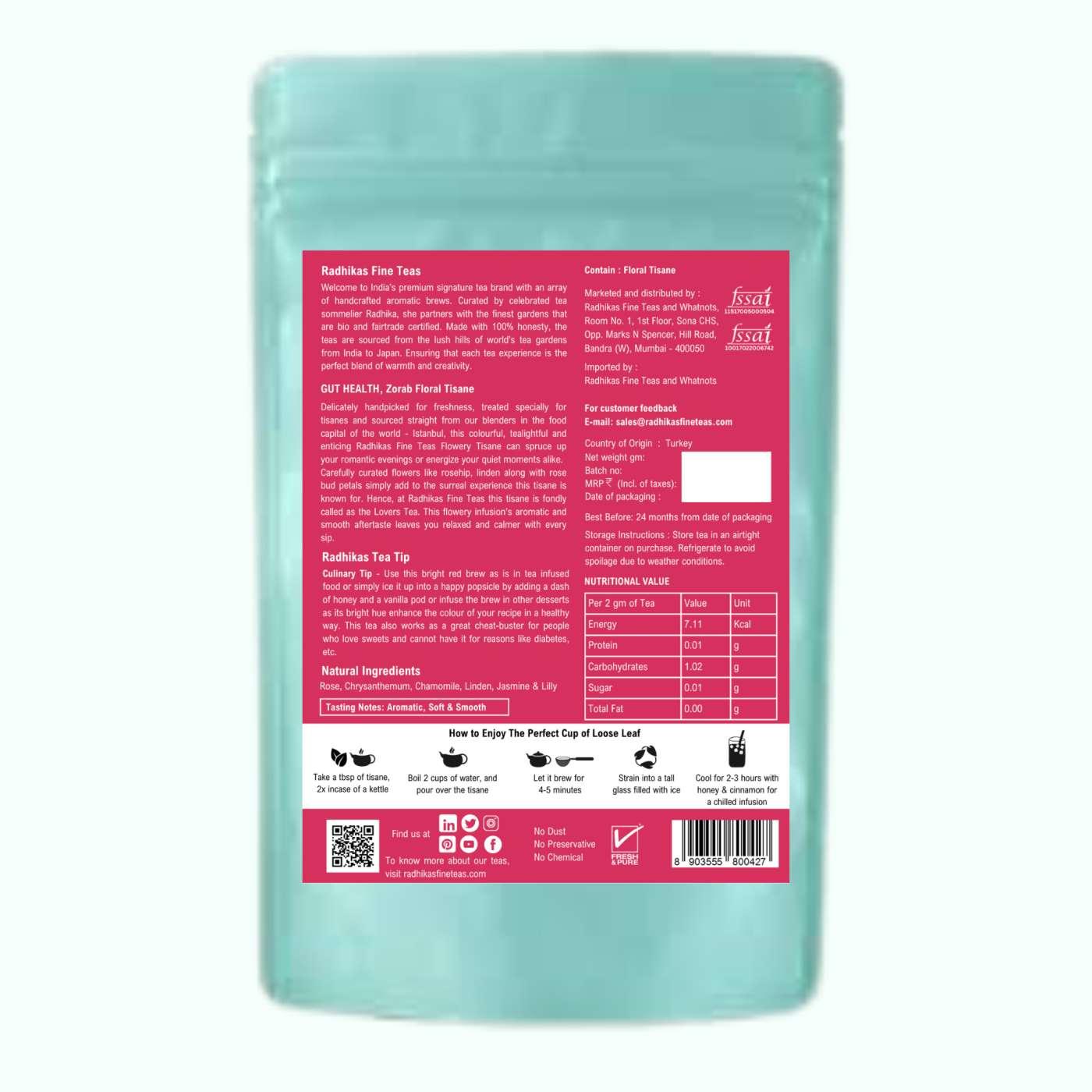 GUT HEALTH Zorab Floral Tisane