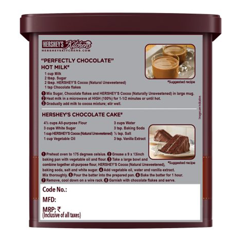 HERSHEYS PWDR COCOA 225GM
