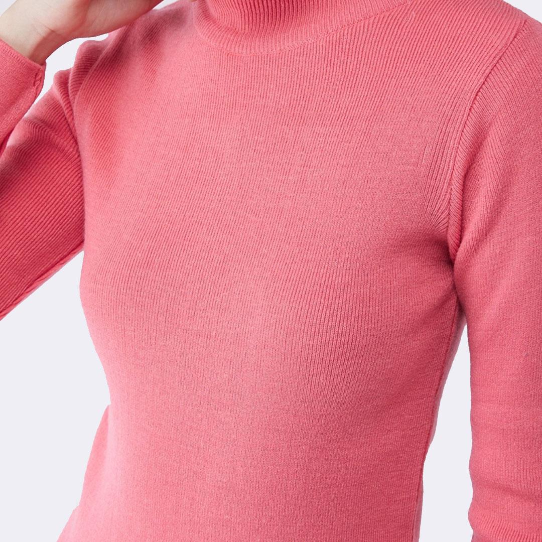Hot Pink Solid Pullover