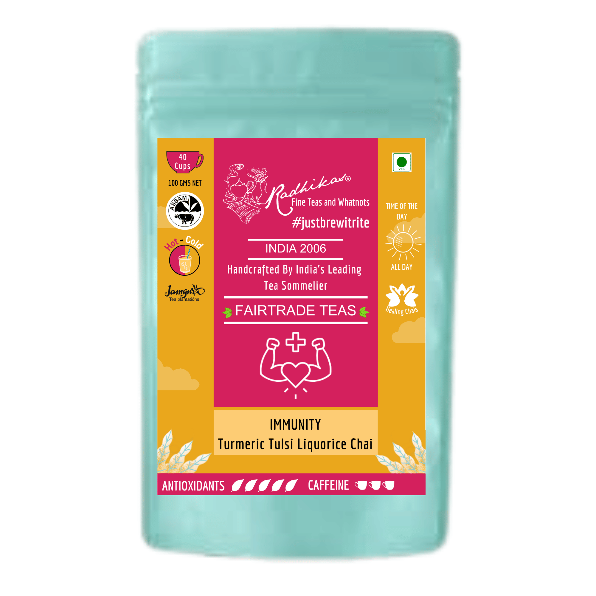 IMMUNITY Turmeric Tulsi Liqourice Chai