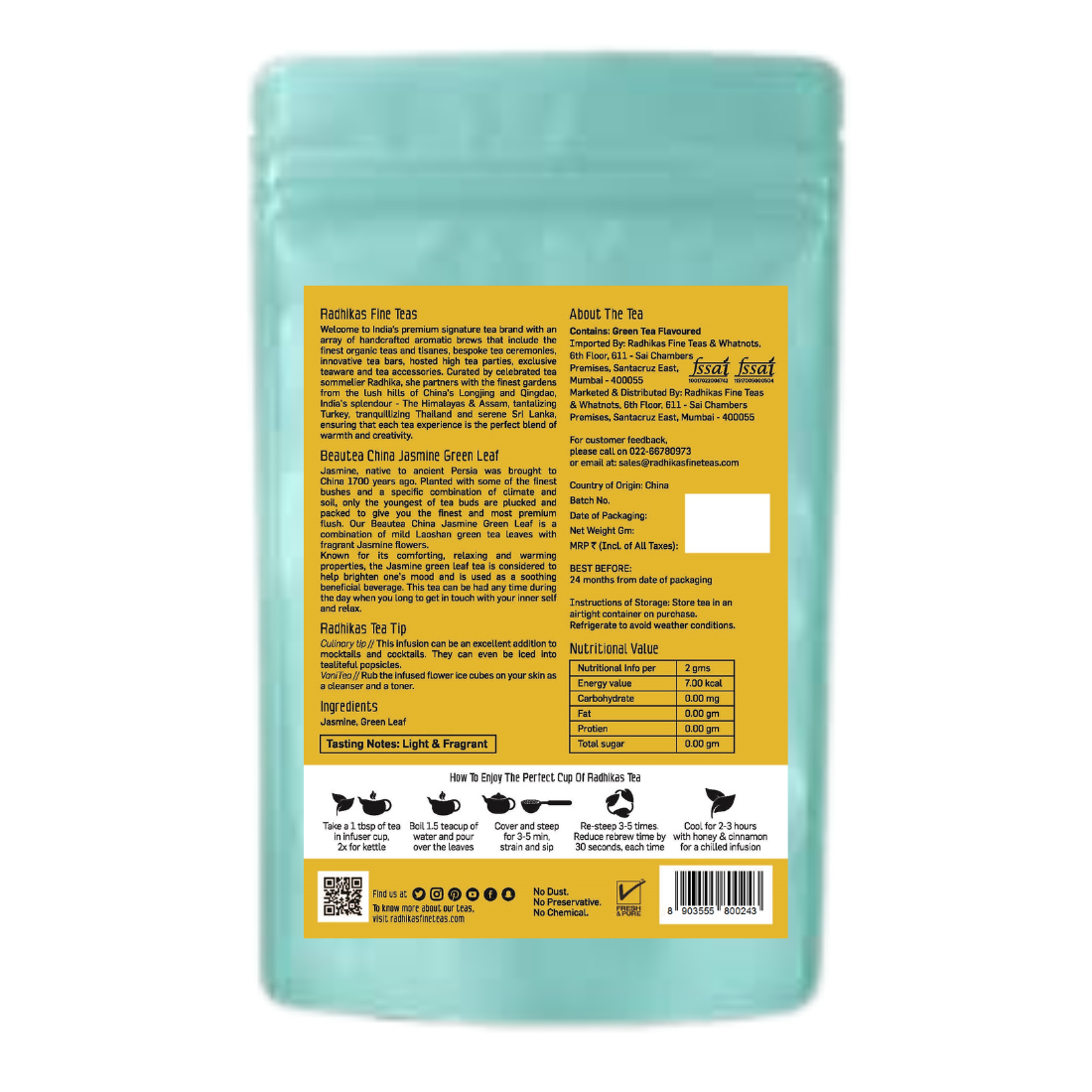 BEAUTEA China Jasmine Green Leaf 