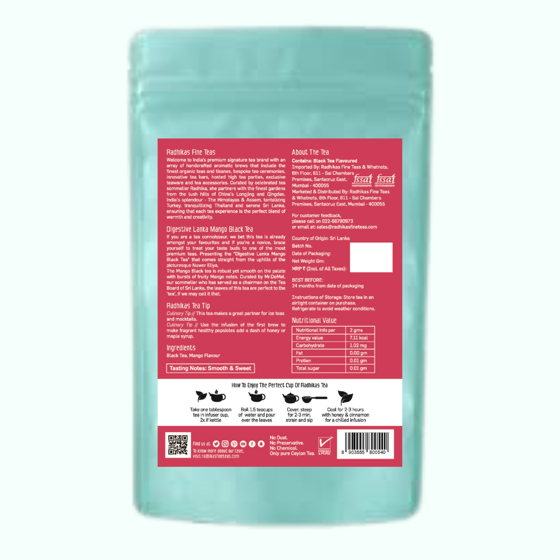 DIGESTIVE Lanka Mango Black Tea