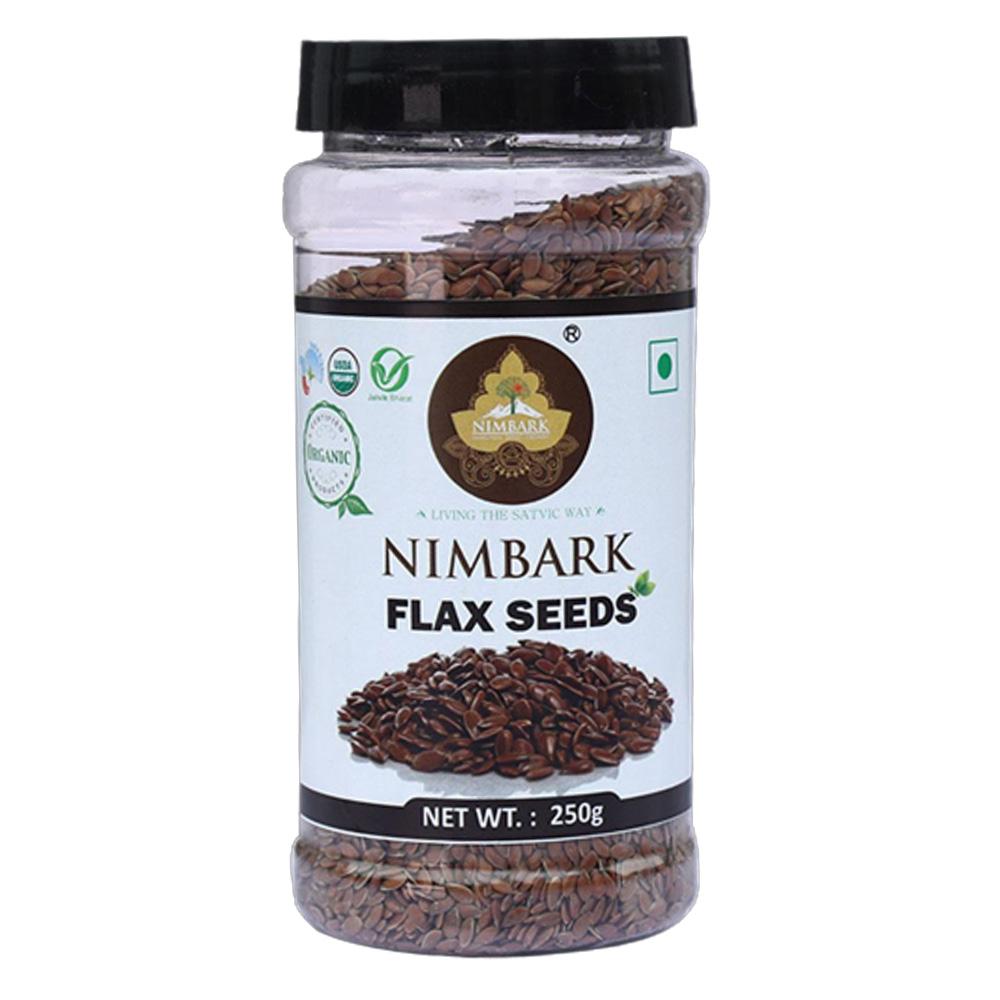 Nimbark Organic Flax Seeds Brown