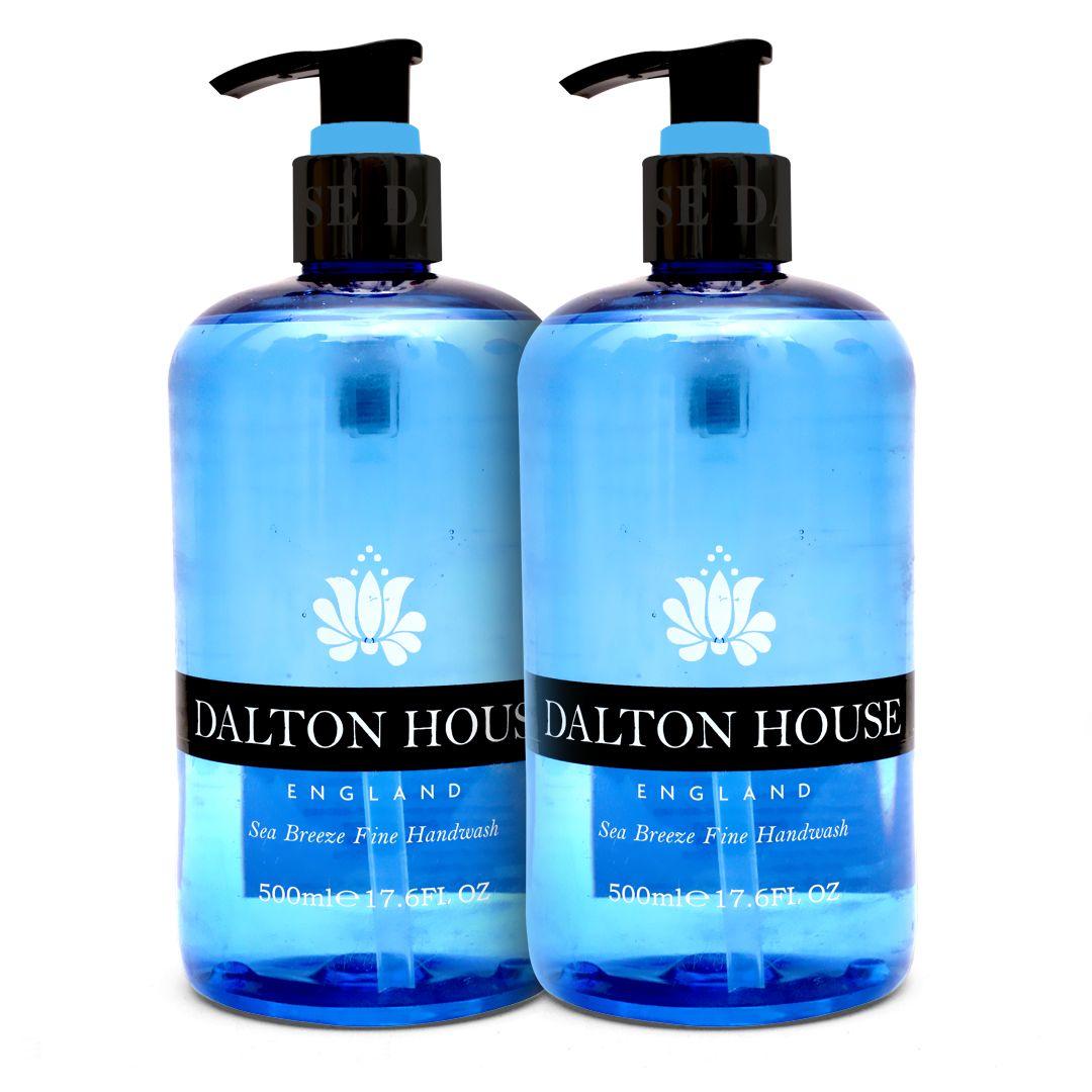 Xpel Marketing Dalton House England Sea Breeze Fine Handwash Combo (Pack of 2 - 500ml each)