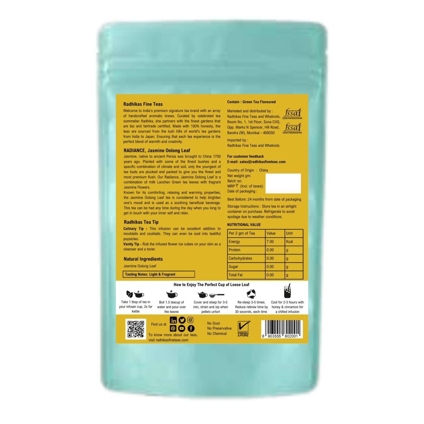 RADIANCE China Jasmine Oolong