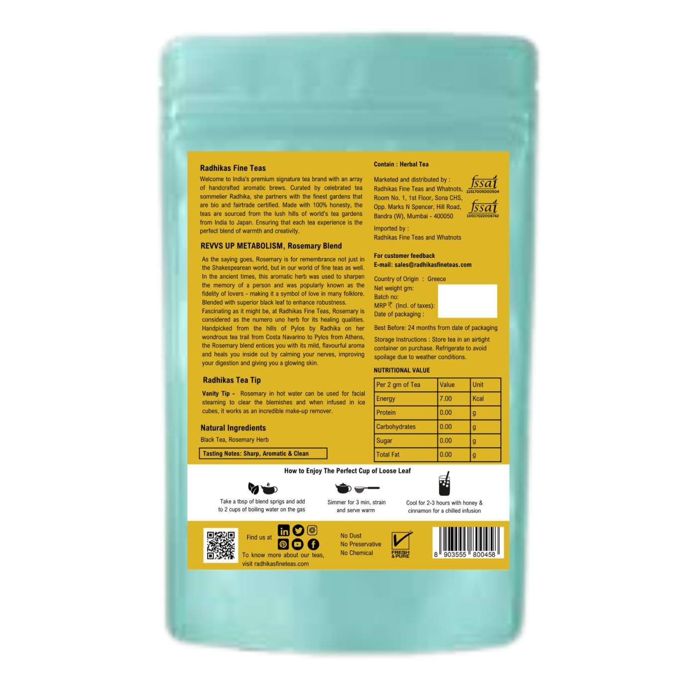 REVVS UP METABOLISM Rosemary Blend