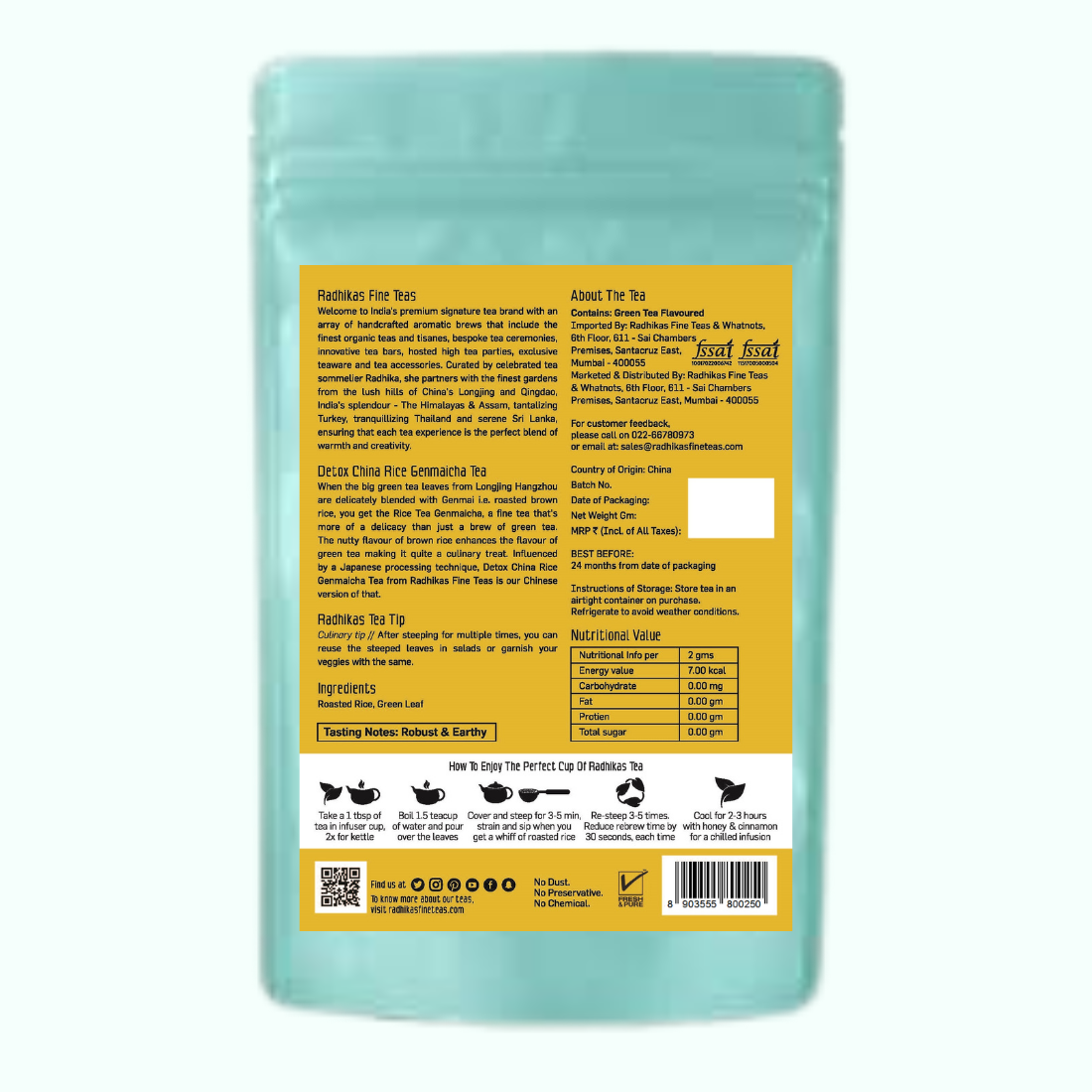 DETOX China Rice Genmaicha Tea