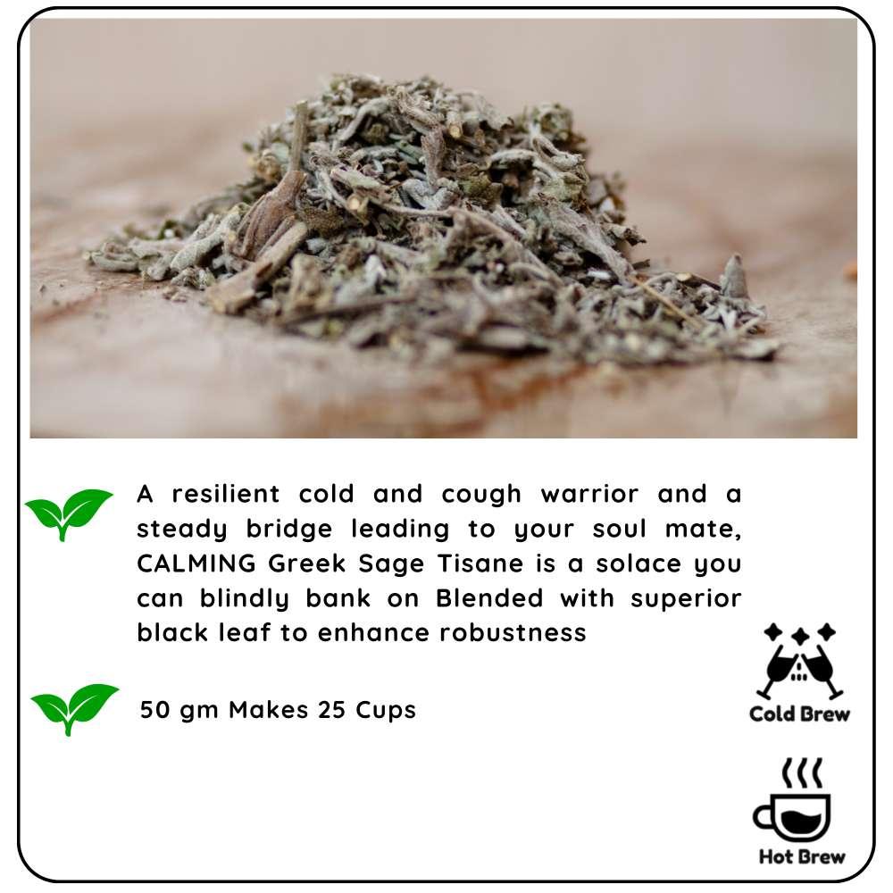 CALMING Greek Sage  Tisane