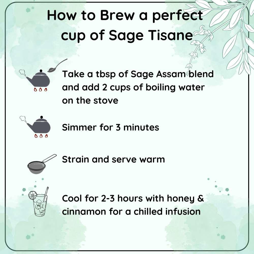 CALMING Greek Sage  Tisane