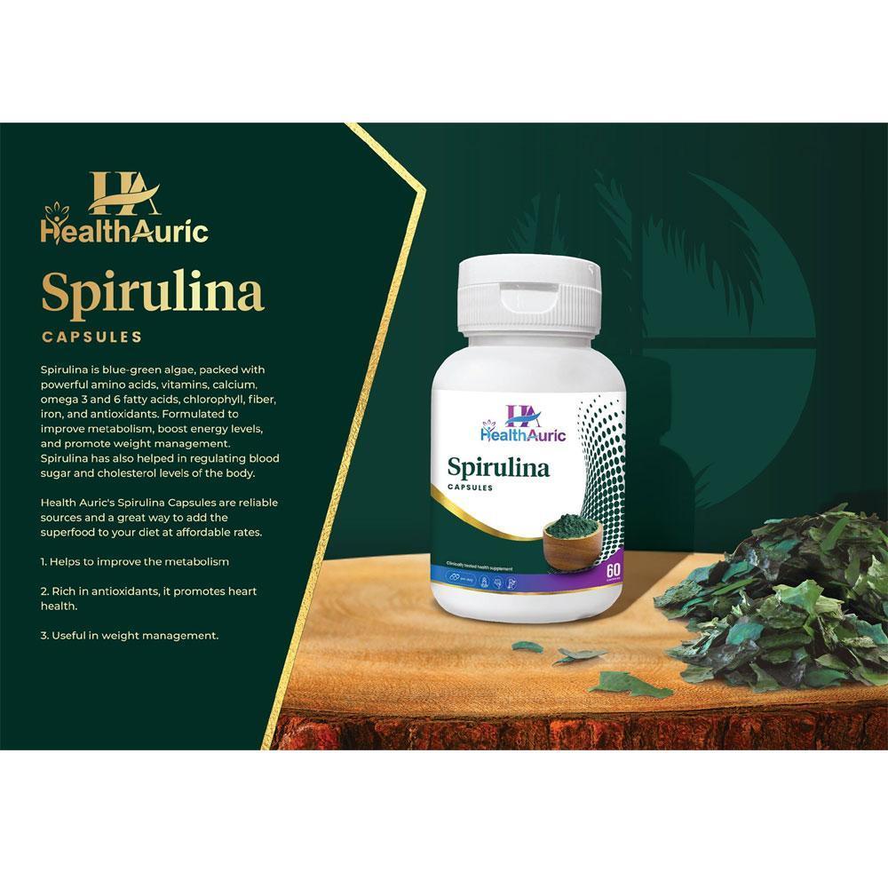 HEALTH AURIC SPIRULINA CAPSULES