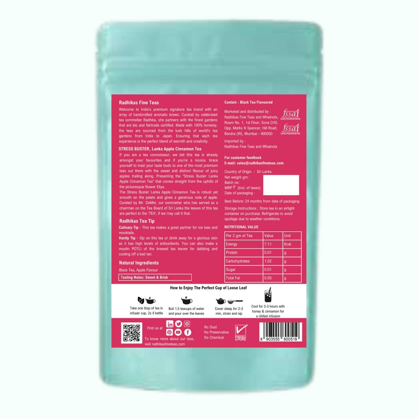 STRESS BUSTER Lanka Apple Cinnamon Tea