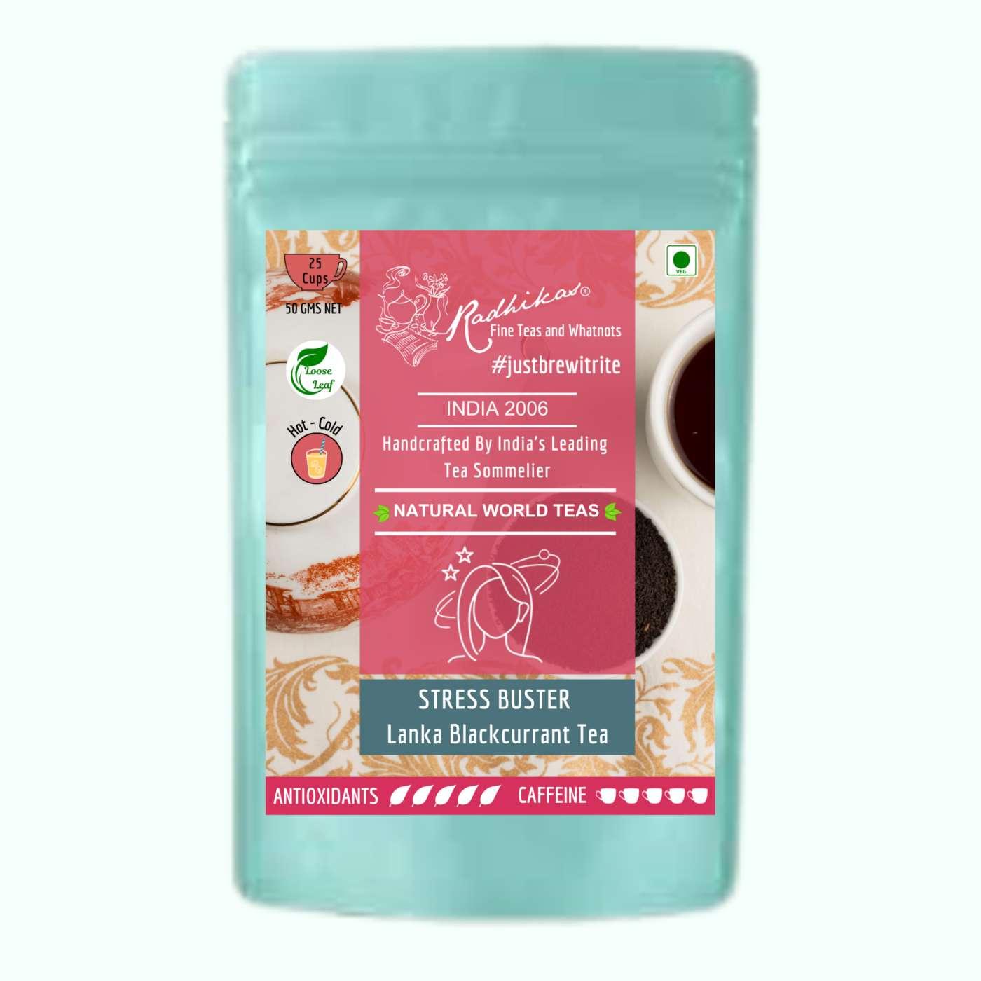 STRESS BUSTER Lanka Blackcurrant Tea