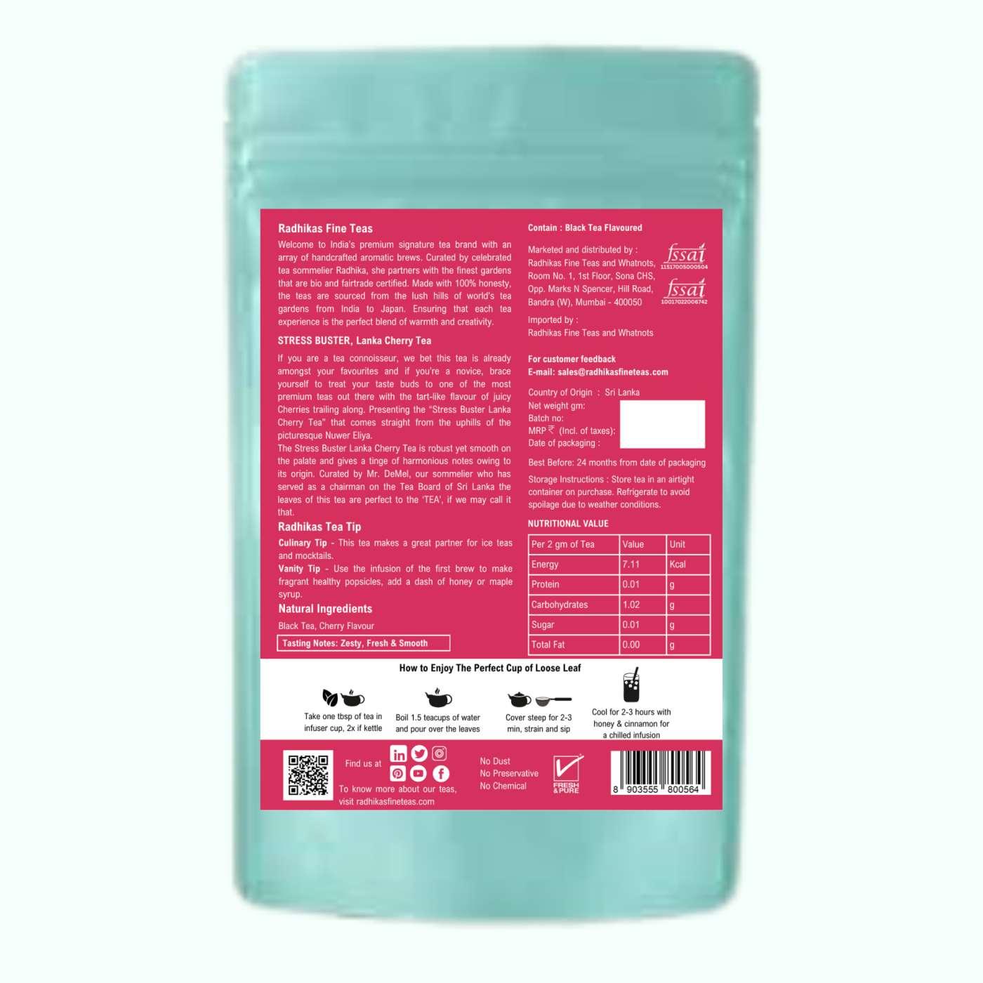 STRESS BUSTER Lanka Cherry Tea