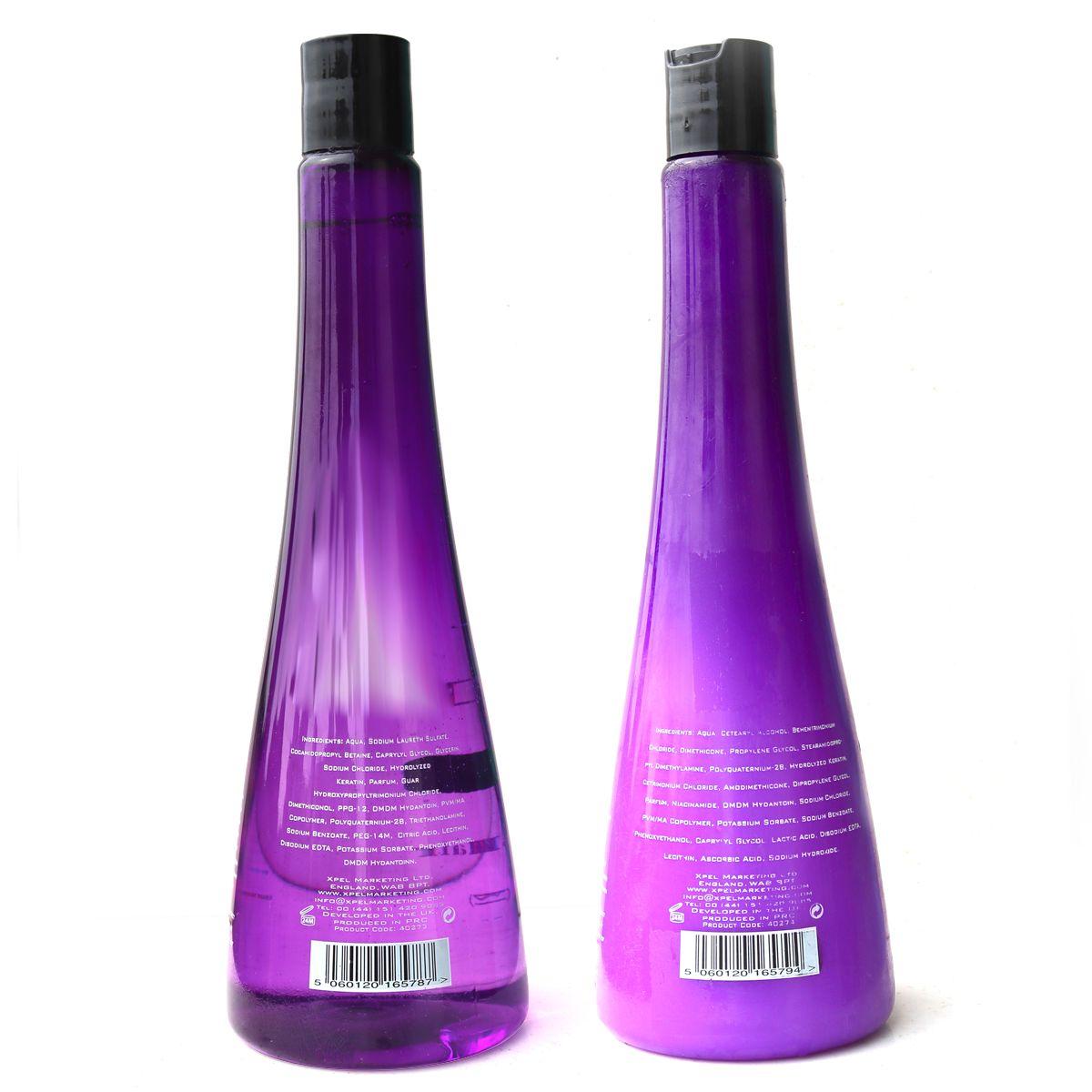 Xpel Marketing Keratin Classic Shampoo & Conditioner Combo with Keratin, For Smooth, Straight, Sleek Hair, 400 ml - Sulphate and SLES Free - For All Hair Types