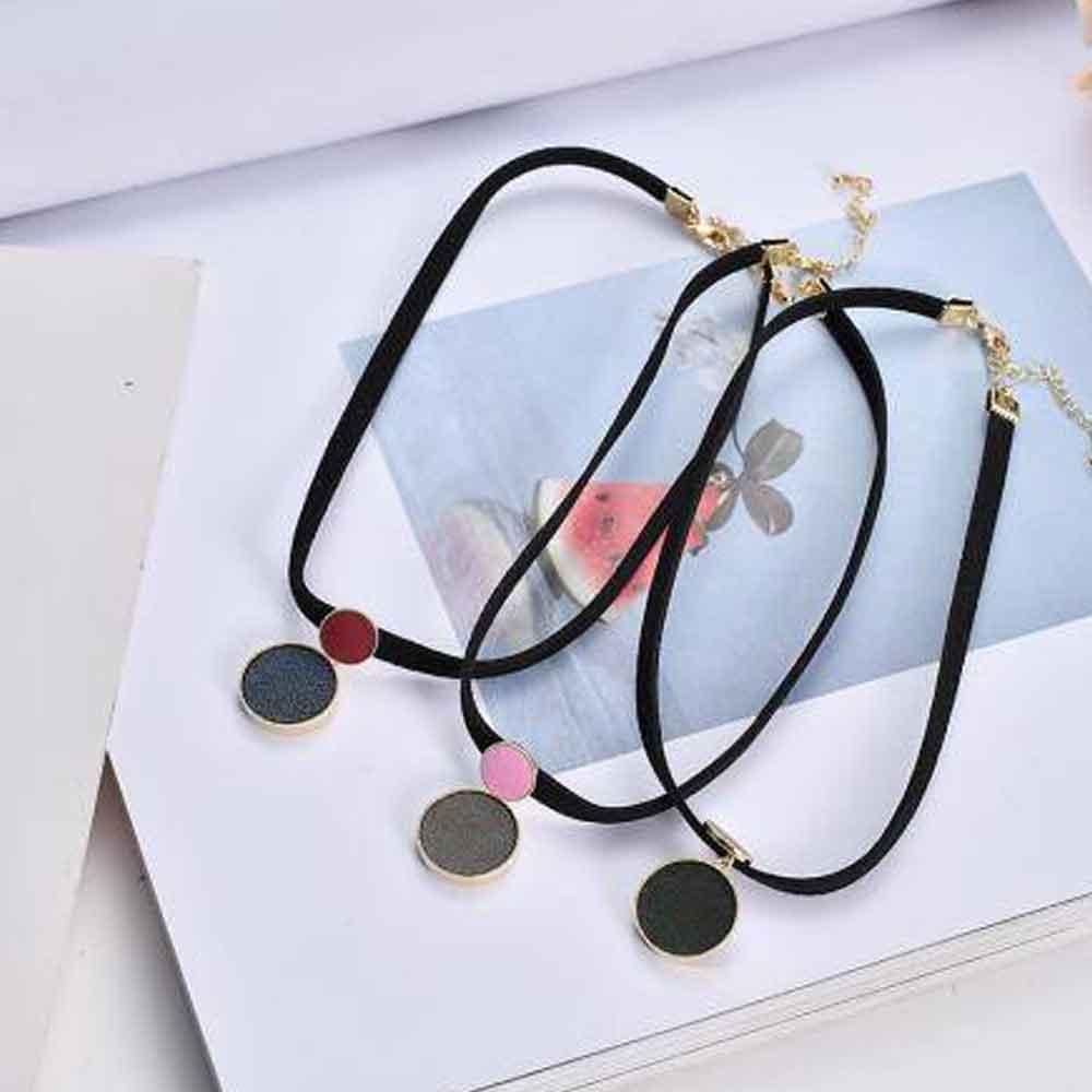 XIMI VOGUE™ Trendy Round Disc Pendant Necklace