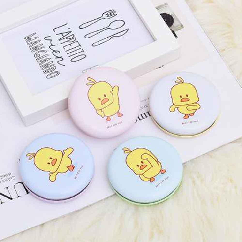 XIMI VOGUE™ Funny Duck Round Folding Pocket Mirror