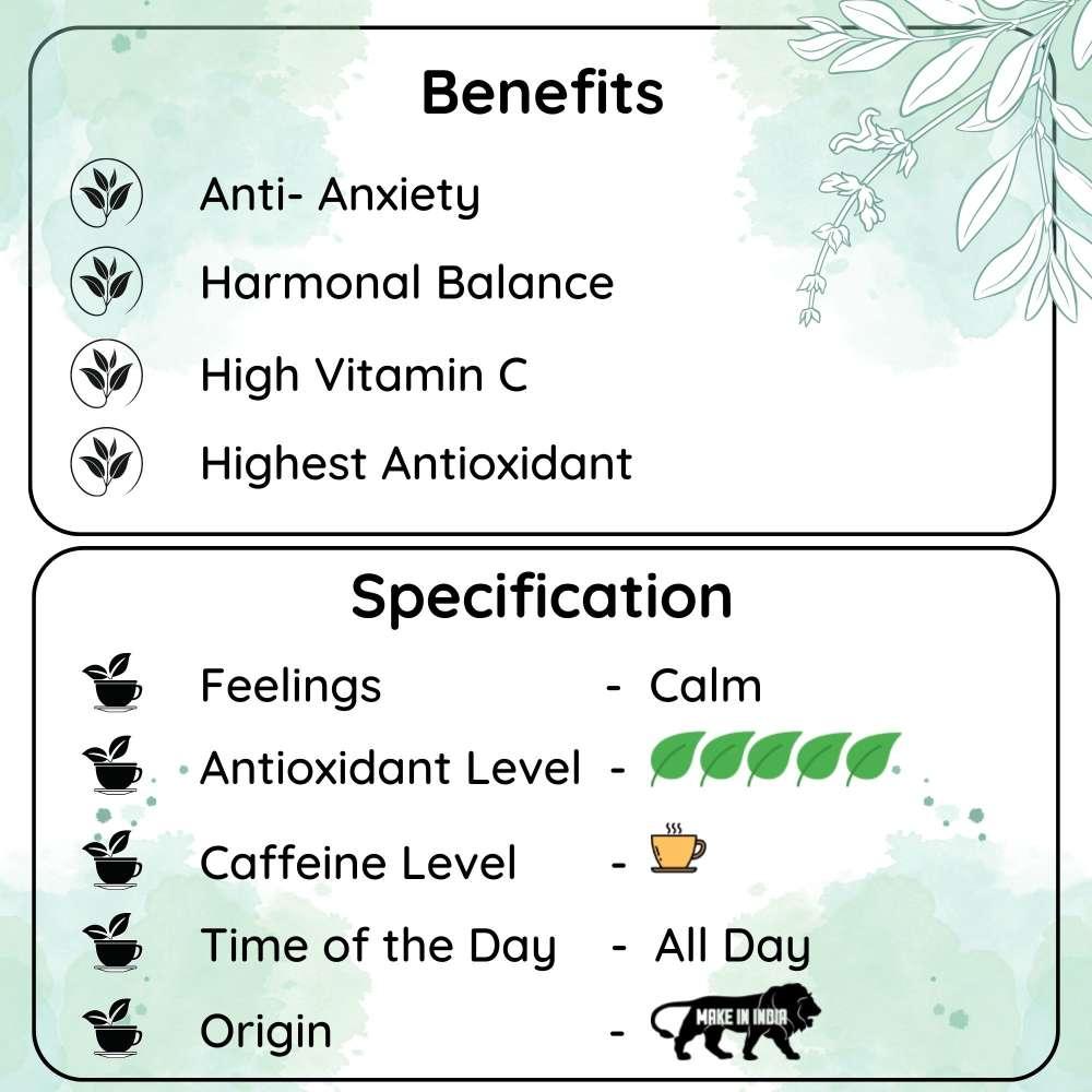 Calming White Leaf 
