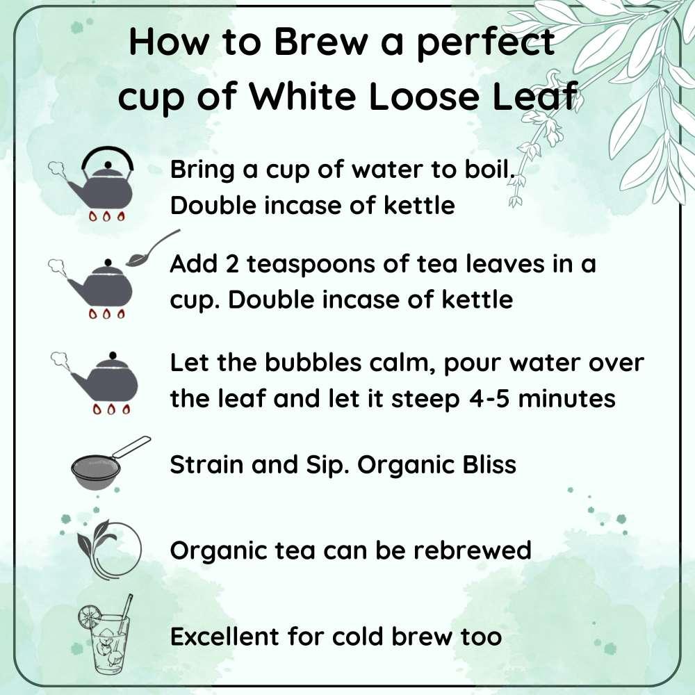 Calming White Leaf 