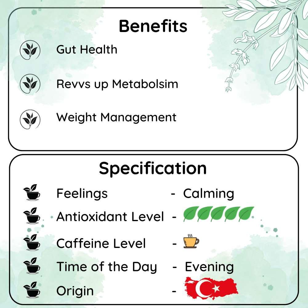 ANTI-AGEING Turkish Zorab Floral Tisane